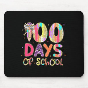 Alfombrilla De Ratón 100 Días Escolares Coquette Lápiz De Maestros Gi