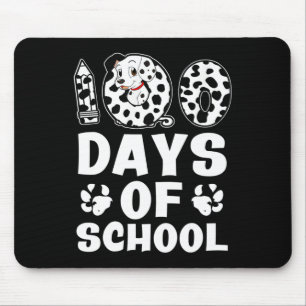 Alfombrilla De Ratón 100 Días Escolares De Niños Dalmacianos Chicas 100