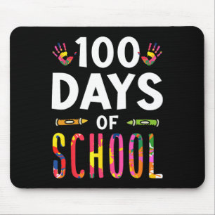 Alfombrilla De Ratón 100 Días Escolares Diciendo Bello Equipo