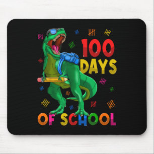Alfombrilla De Ratón 100 Días Escolares Trex 100º Día De La Escuela 100