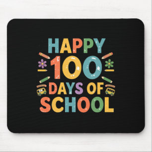 Alfombrilla De Ratón 100 días felices del Día del Arco Escolar 100 días