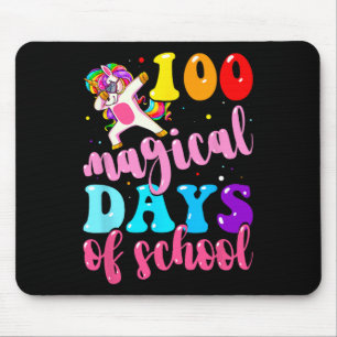 Alfombrilla De Ratón 100 días mágicos de la escuela Unicornio