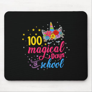 Alfombrilla De Ratón 100 Días Magicos Niños Unicornios Costume 100 Días