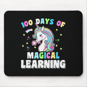 Alfombrilla De Ratón 100 días mágicos niños unicornios disfrazados 100