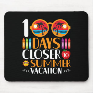 Alfombrilla De Ratón 100 días más cerca de las vacaciones de verano