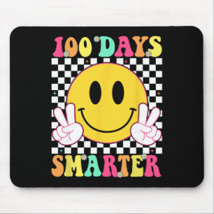 Alfombrilla De Ratón 100 Días Más Inteligente Sonrisa Retro Maestro Niñ