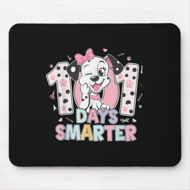 Alfombrilla De Ratón 100 días más inteligentes en Dalmacia (Frente)