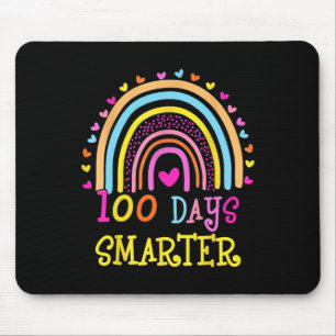 Alfombrilla De Ratón 100 Días Más Inteligentes En El Arcoiris