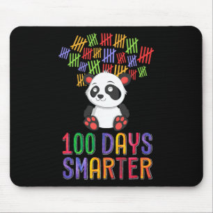 Alfombrilla De Ratón 100 días más inteligentes Panda, 100 días de ropa