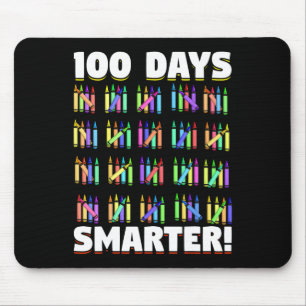 Alfombrilla De Ratón 100 Días Más Inteligentes Regalo Estudiantil Crayo