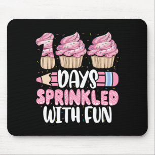 Alfombrilla De Ratón 100 Días Salpicados De Diversión Cupcake 100º Día