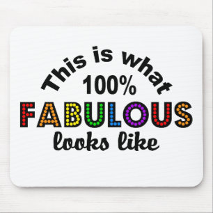 Alfombrilla De Ratón 100% FABULOUS mousepad
