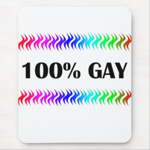 Alfombrilla De Ratón 100% gay