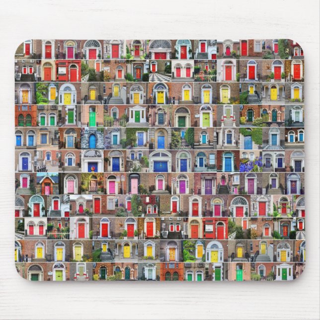 Alfombrilla De Ratón 100 puertas arco iris de Dublín Mousepad (Frente)