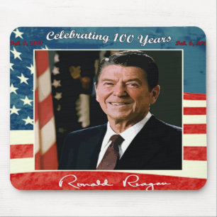 Alfombrilla De Ratón 100o cumpleaños Mousepad de Reagans