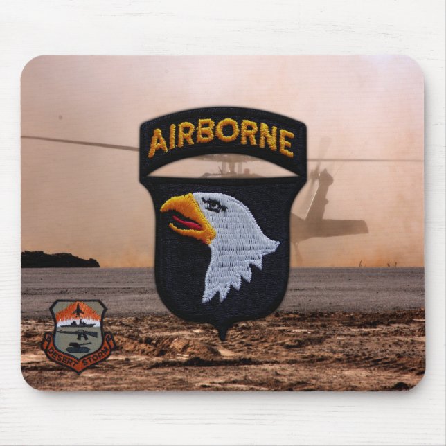 Alfombrilla De Ratón 101ª división aérea del golfo veteranos de guerra  (Frente)