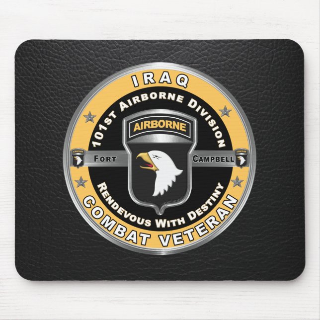 Alfombrilla De Ratón 101ª División Aérea Iraq Veterano (Frente)
