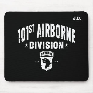 Alfombrilla De Ratón 101ª División Aérea Personalizable Negro