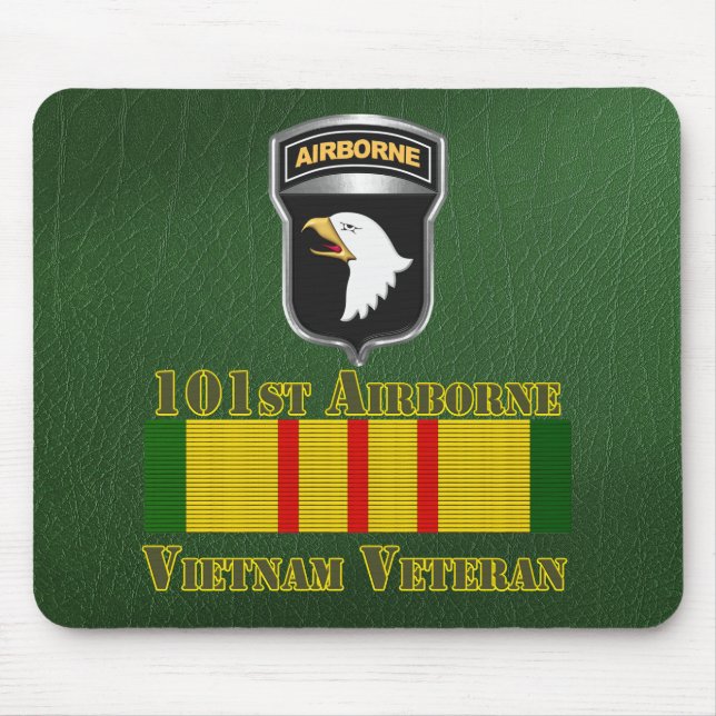 Alfombrilla De Ratón 101ª División Aérea Vietnam Veterano (Frente)
