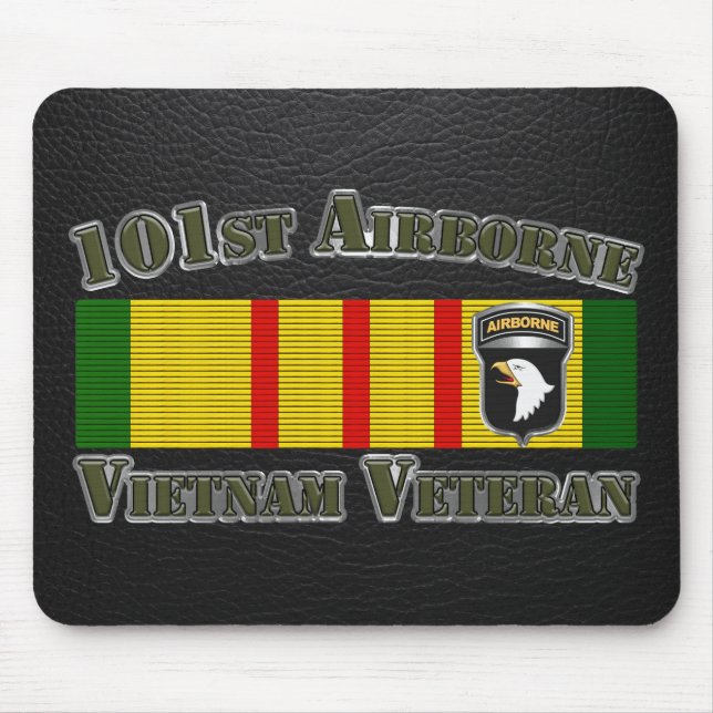 Alfombrilla De Ratón 101ª División Aérea Vietnam Veterano (Frente)