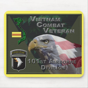 Alfombrilla De Ratón 101.ª Veterana de Combate Vietnam