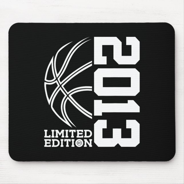 Alfombrilla De Ratón 10.º Birthday Basketball Limited Edition 2013 2 (Frente)