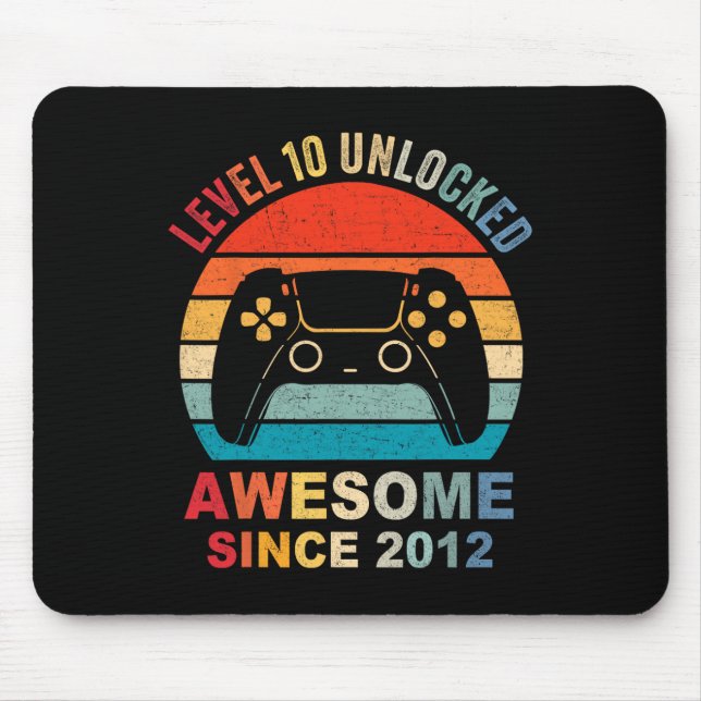 Alfombrilla De Ratón 10 Impresionantes videojuegos 2012 desbloqueados D (Frente)