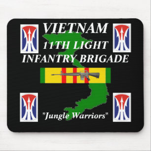 Alfombrilla De Ratón 11ª Luz Inf Vietnam Mousepad 2/b