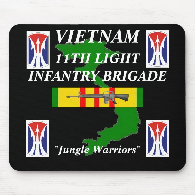 Alfombrilla De Ratón 11ª Luz Inf Vietnam Mousepad 2/b (Frente)