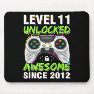 Alfombrilla De Ratón 11 años Bday Son Boy Funny Gamer 11 años Bir
