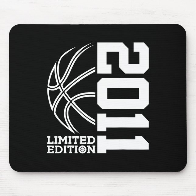 Alfombrilla De Ratón 12.º Birthday Basketball Limited Edition 2011 (Frente)
