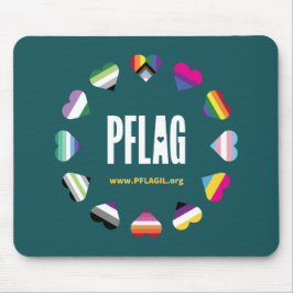 Alfombrilla De Ratón 12 Mousepad de PFLAG en círculo cardíaco