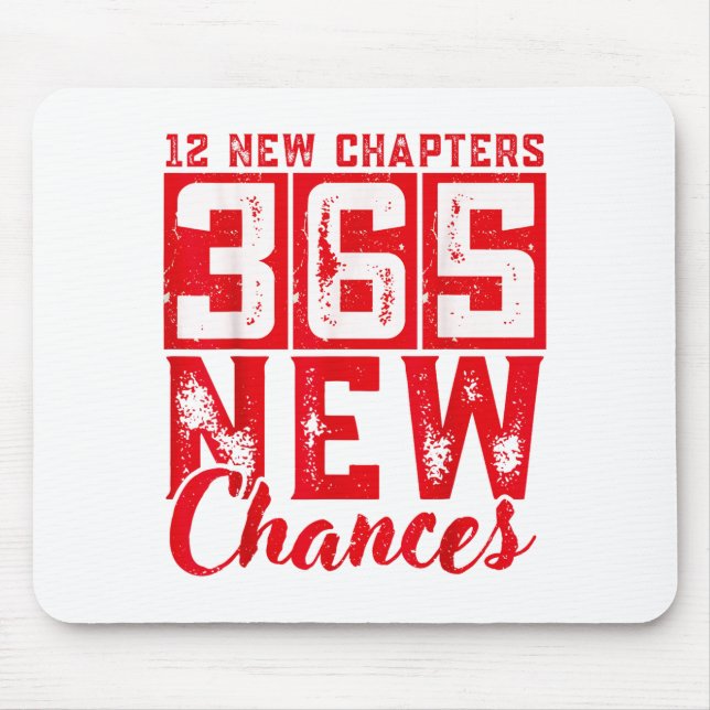 Alfombrilla De Ratón 12 New Chapters 365 New Chances New Year's Eve 202 (Frente)