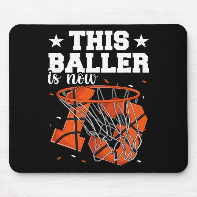 Alfombrilla De Ratón 13.º cumpleaños, niños de Bysketbyll (Frente)