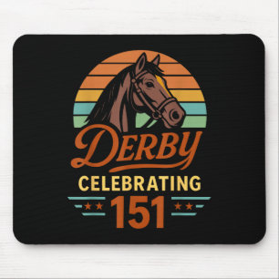 Alfombrilla De Ratón 151° Día de la Carreras de Caballos de Derby, que
