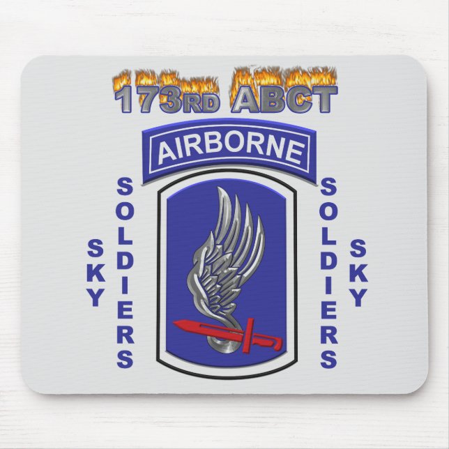 Alfombrilla De Ratón 173.ª Brigada de Combate Aerotransportada (Frente)