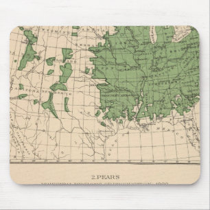 Alfombrilla De Ratón 174 Manzanas, peras, principales regiones