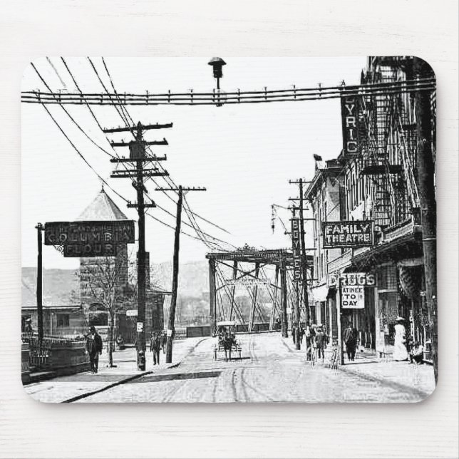 Alfombrilla De Ratón 1900's Pittston Pa.ousepad (Frente)