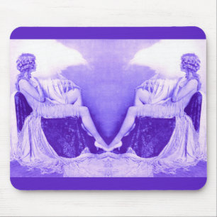 Alfombrilla De Ratón 1928 chica de Ziegfeld dos veces