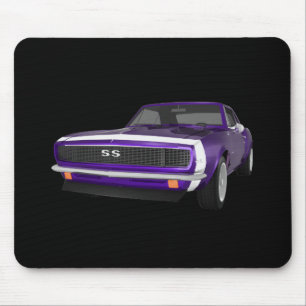 Alfombrilla De Ratón 1967 Camaro SS: Acabado púrpura: Modelo 3D: