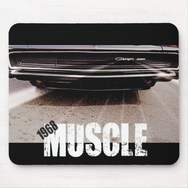 Alfombrilla De Ratón 1968 músculo Mousepad (Frente)