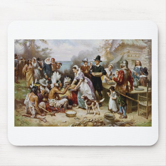 Alfombrilla De Ratón 1.ª acción de gracias (Frente)