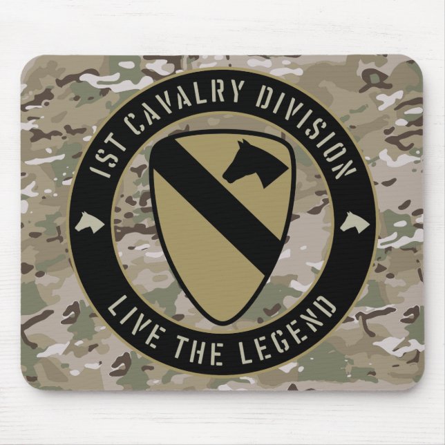 Alfombrilla De Ratón 1.ª División de Caballería Mousepad (Frente)