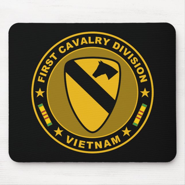 Alfombrilla De Ratón 1.ª División de Caballería Vietnam (Frente)