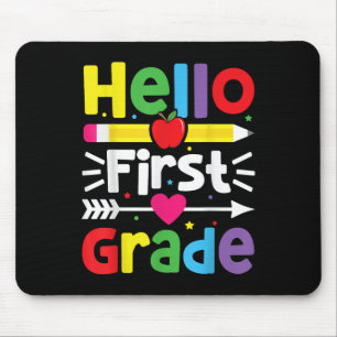 Alfombrilla De Ratón 1.ᵉʳ Grado De Regreso Al Profesor Escolar