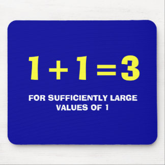 ALFOMBRILLA DE RATÓN 1+1=3