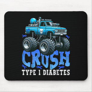 Alfombrilla De Ratón 1 Conciencia sobre la diabetes T1d Monstruo diabét