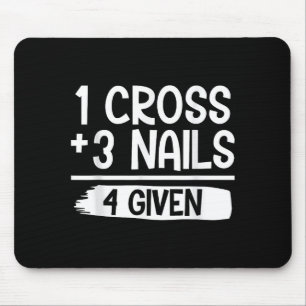 Alfombrilla De Ratón 1 Cruz + 3 Clavos = 4 Camiseta Regalada _ Cristian