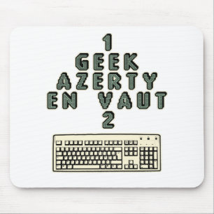Alfombrilla De Ratón 1 GEEK AZERY vale 2 - Juegos de motsT