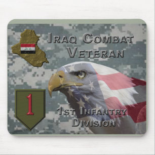 Alfombrilla De Ratón 1er veterano de guerra en Iraq